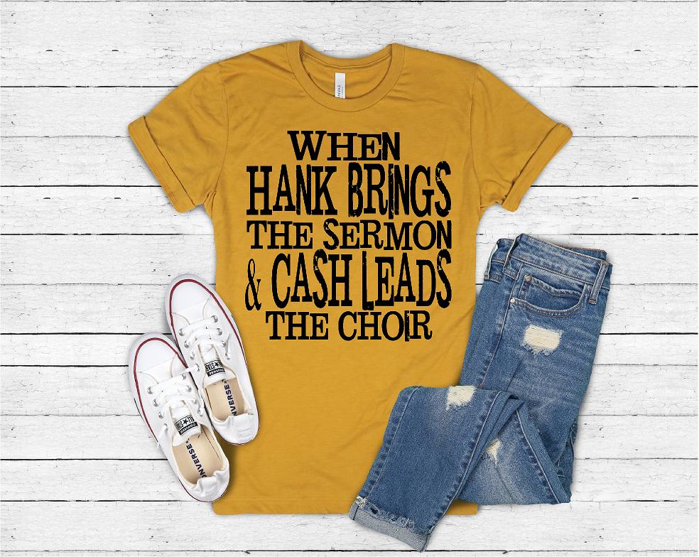 Hank leads sermon