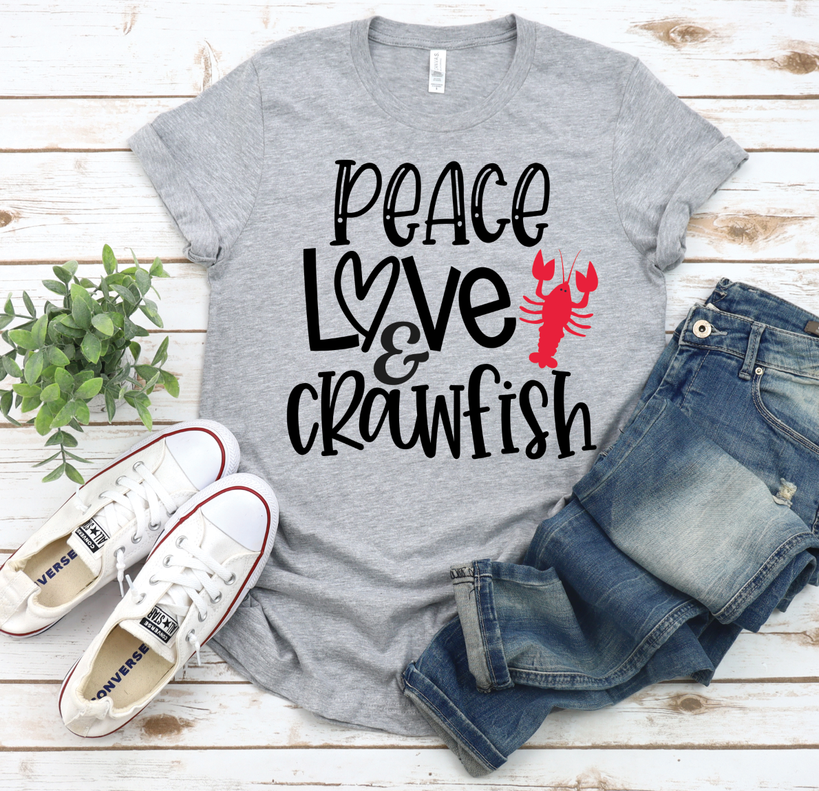 Peace Love Crawfish