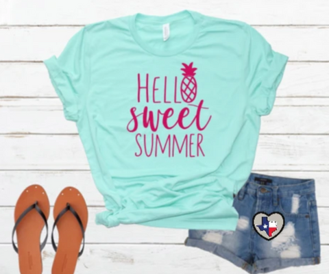 Hello Sweet Summer pineapple