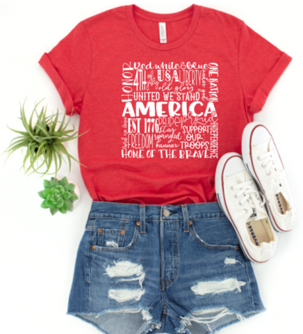 America Typography