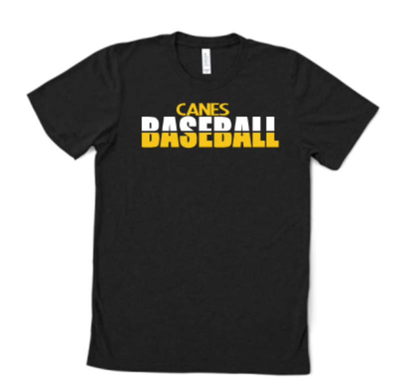 Canes Split White and Yellow
