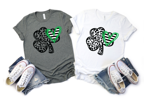 Shamrock Heart Stripe