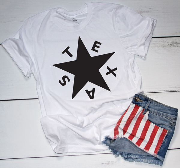 Texas Star (White  or black)